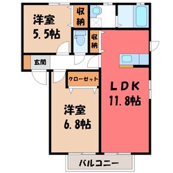 駅東公園前駅 徒歩35分 2階の物件間取画像